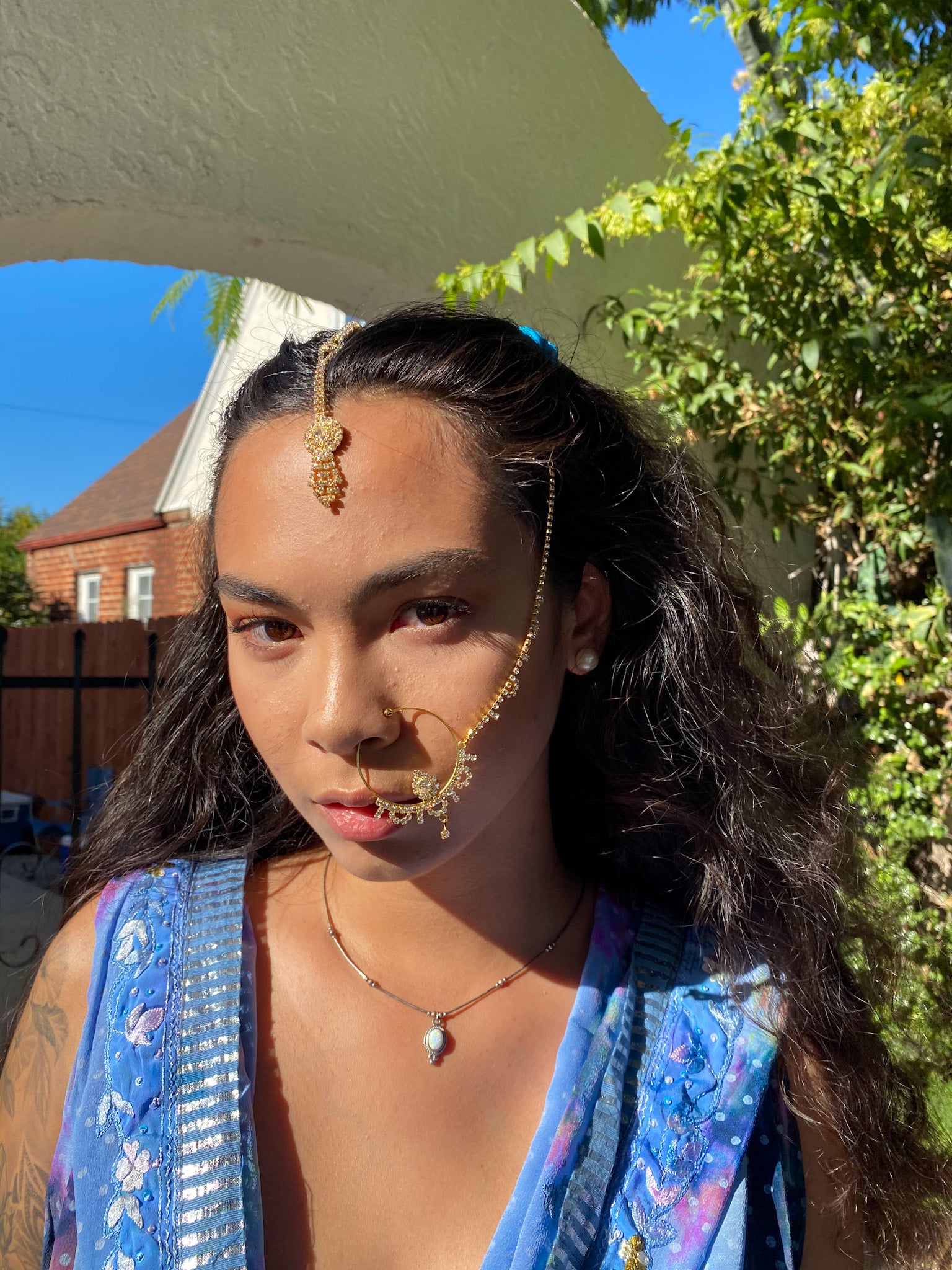 Golden Princess Nose Chain