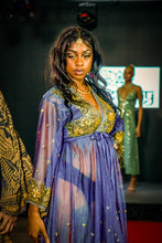 Load image into Gallery viewer, Blue Dreams Anarkali Dress
