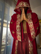 Load image into Gallery viewer, Deep Royal Unisex Hooded Kimono
