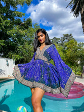 Load image into Gallery viewer, Midnight Blue Mini Babydoll Dress
