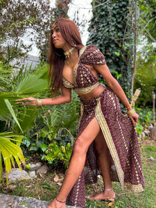 Chocolate Gold Goddess Set (PLUS SIZE)