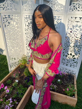 Load image into Gallery viewer, Pink lotus halter top
