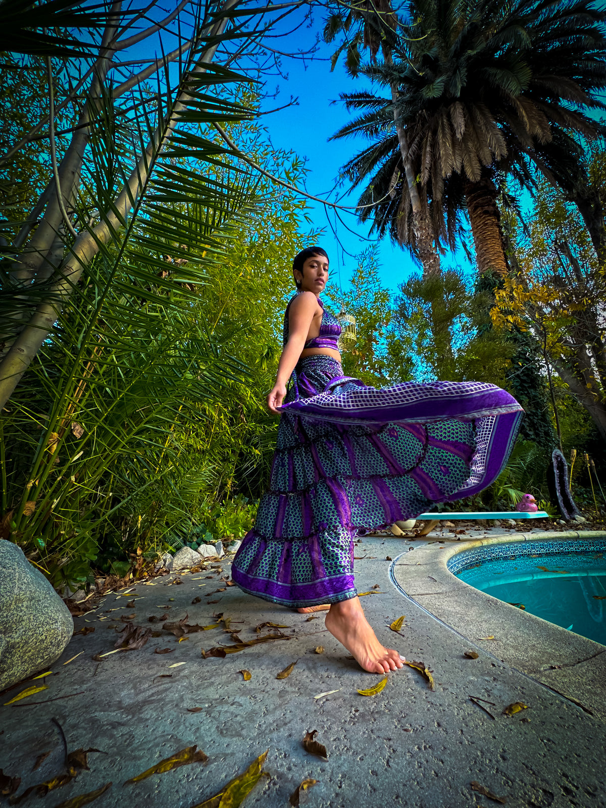 Purple Skies Bollywood Set