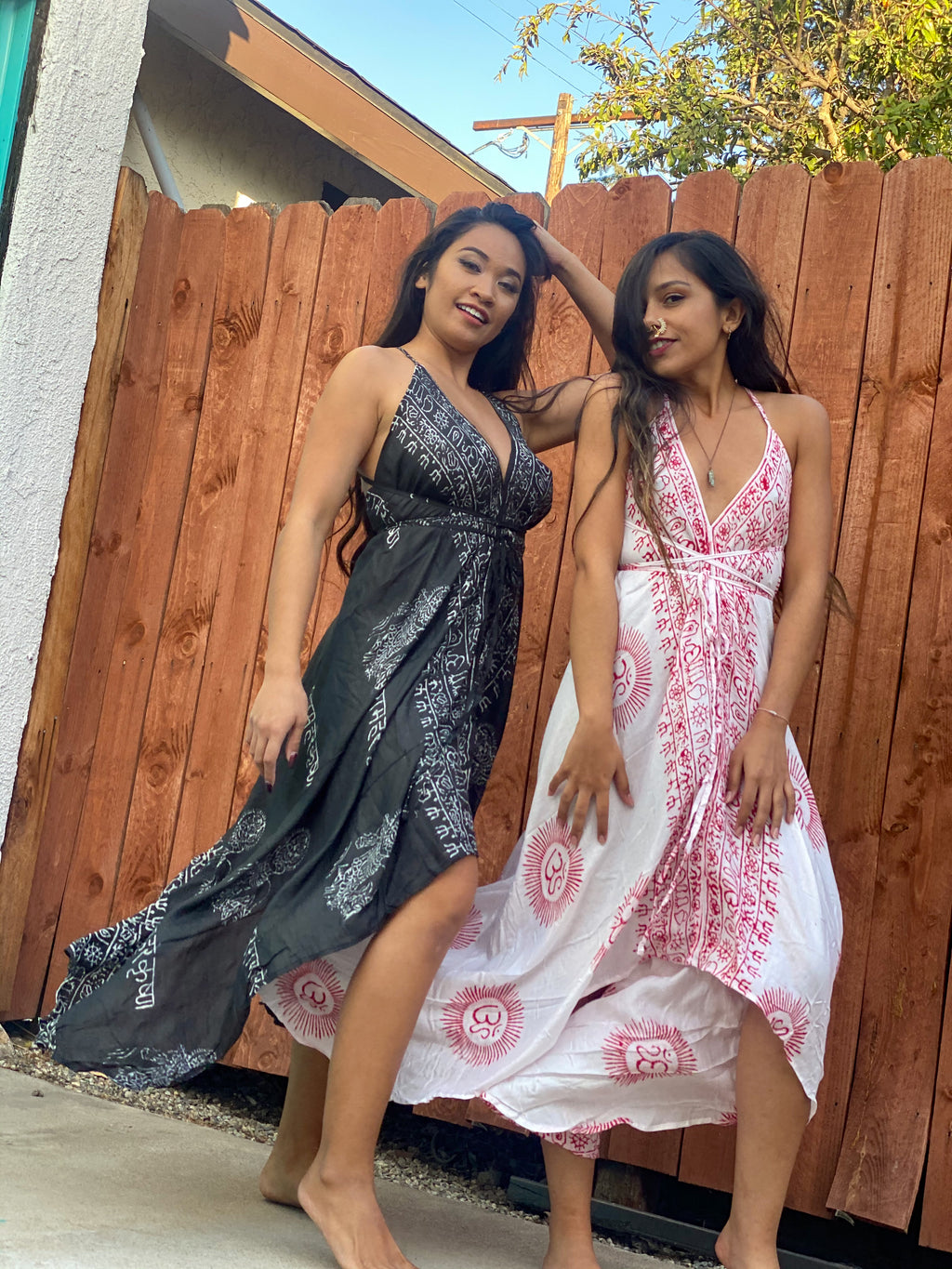 Black Sanskrit Dress