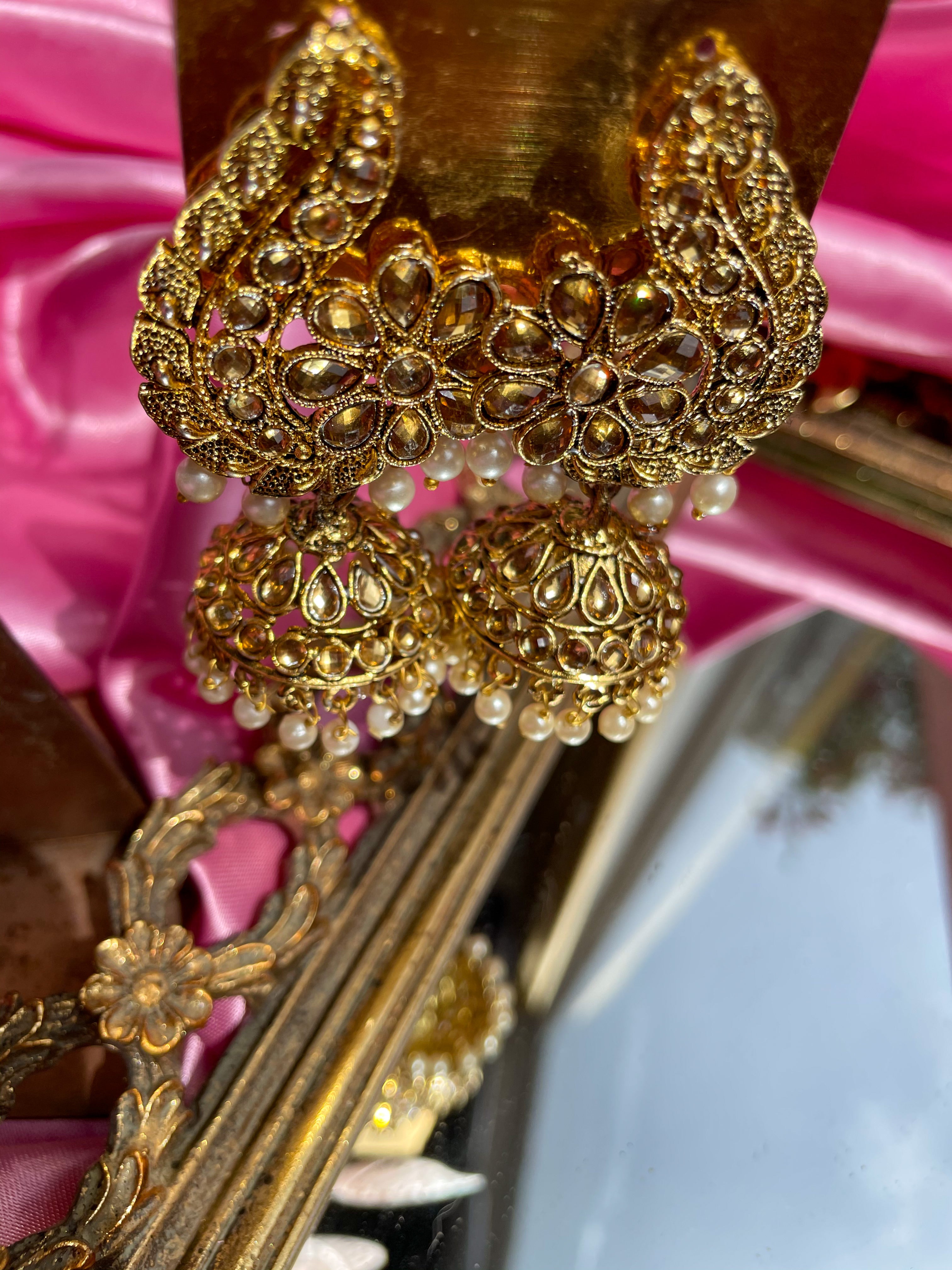 The Diamond Arya Jhumkas Earrings