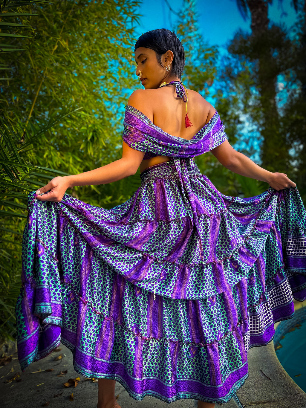 Purple Skies Bollywood Set