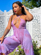 Load image into Gallery viewer, Lilac Sanskrit Jumpsuit
