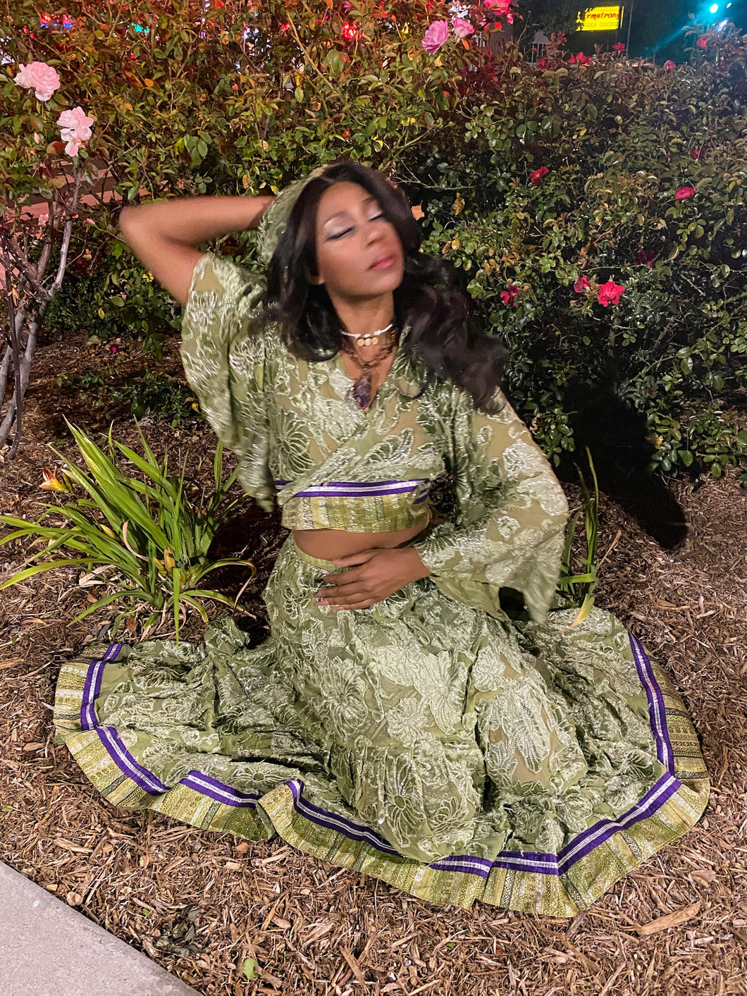 Peridot Princess Set (raw edge fabric)