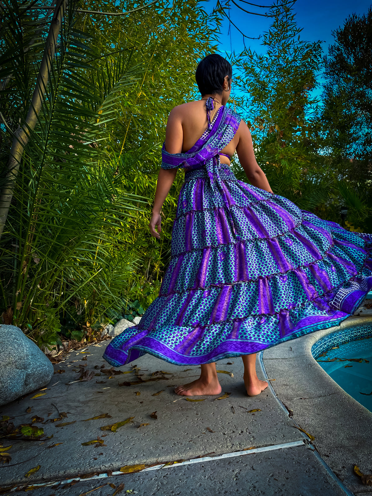 Purple Skies Bollywood Set