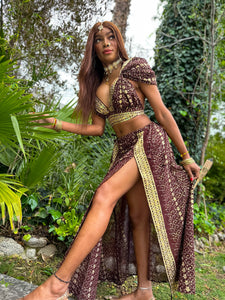 Chocolate Gold Goddess Set (PLUS SIZE)