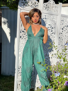 Jade Stone Sanskrit Jumpsuit