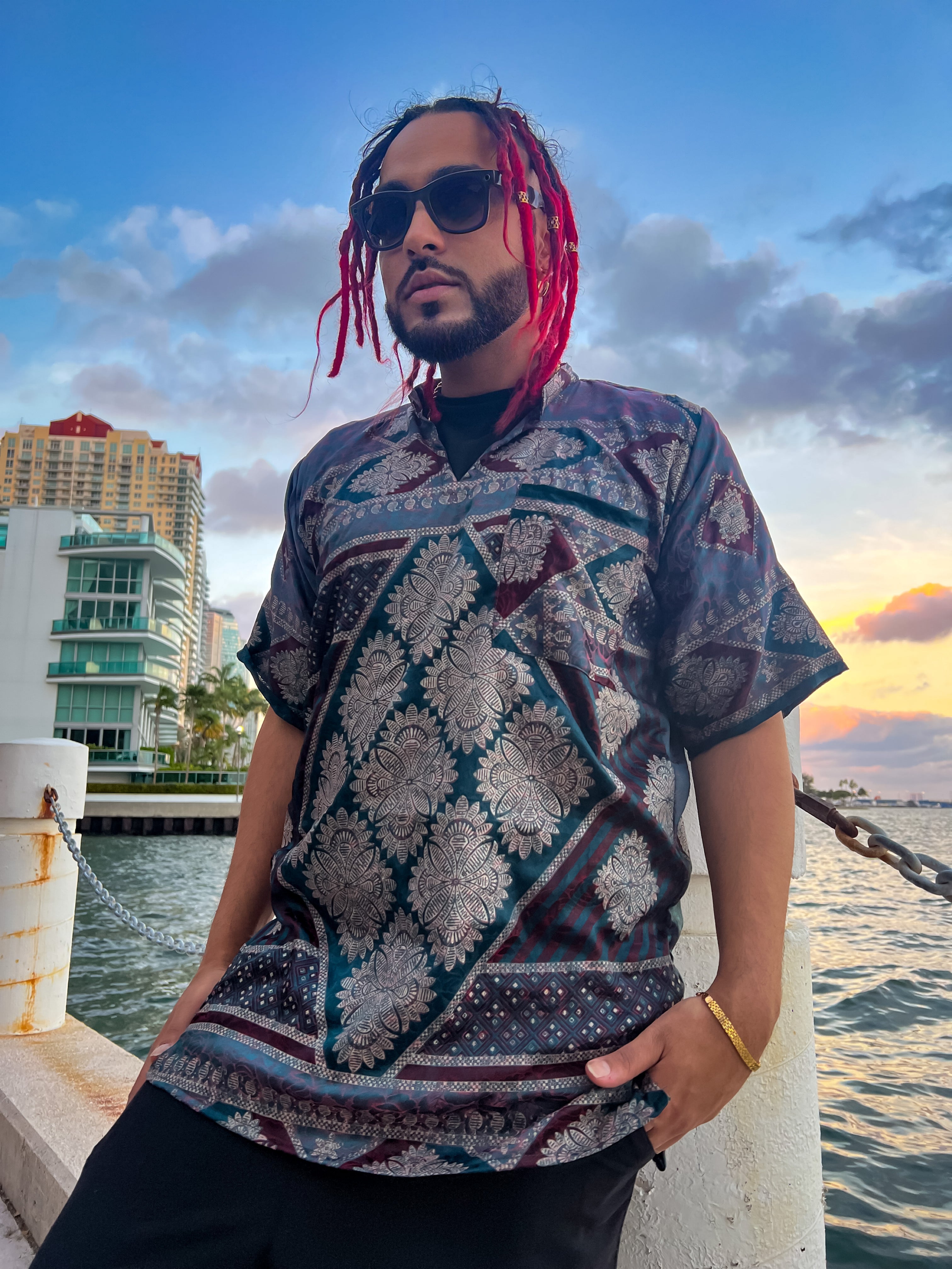 Midnight Bohemia Kurta Shirt