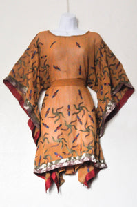 Bohemian Plant Butterfly Dress