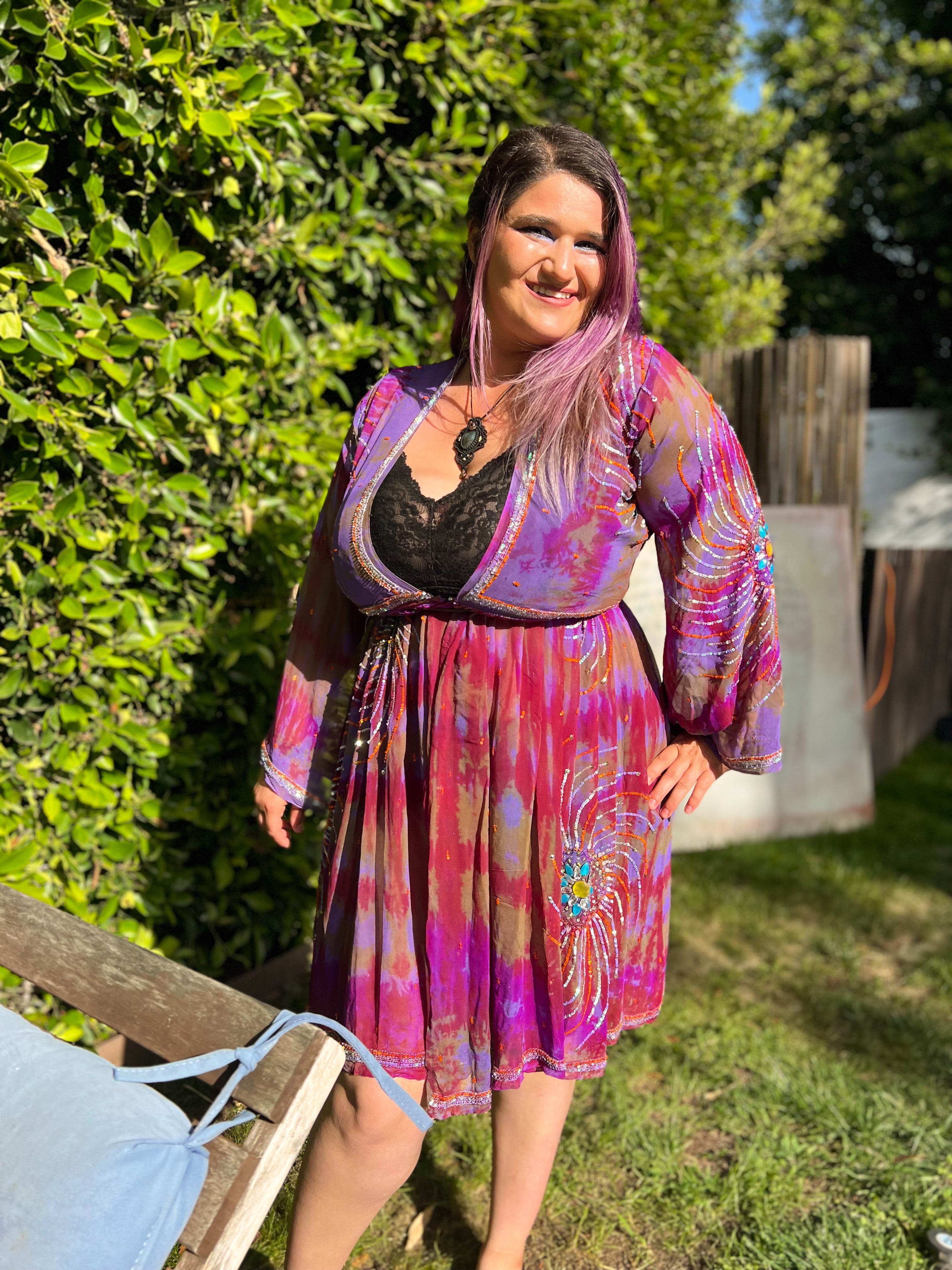 Cosmic Dreams Babydoll Dress
