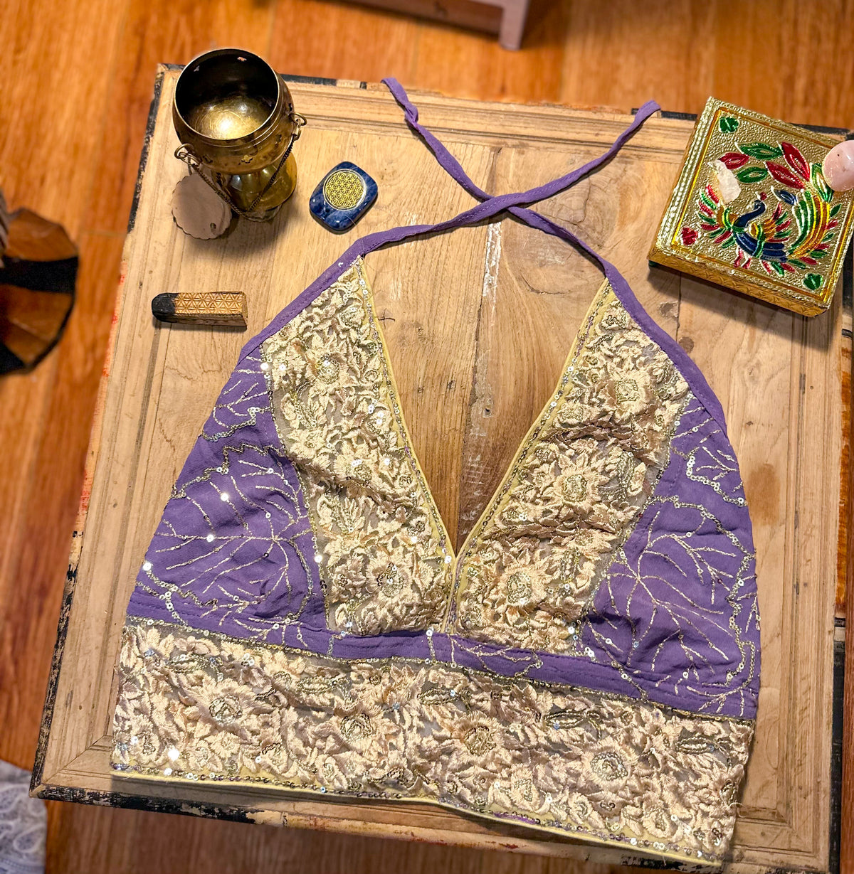 Lilac Goddess Halter Top