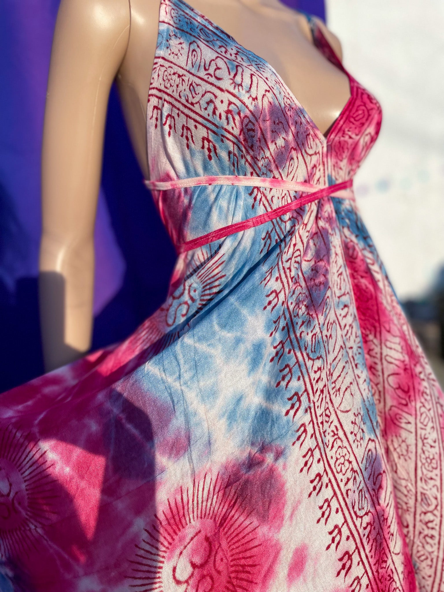 Cosmic love Sanskrit dress