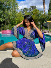 Load image into Gallery viewer, Midnight Blue Mini Babydoll Dress
