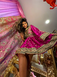 Lotus Flower Bomb Babydoll Dress