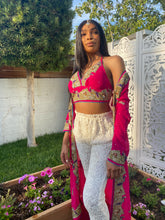 Load image into Gallery viewer, Pink lotus halter top
