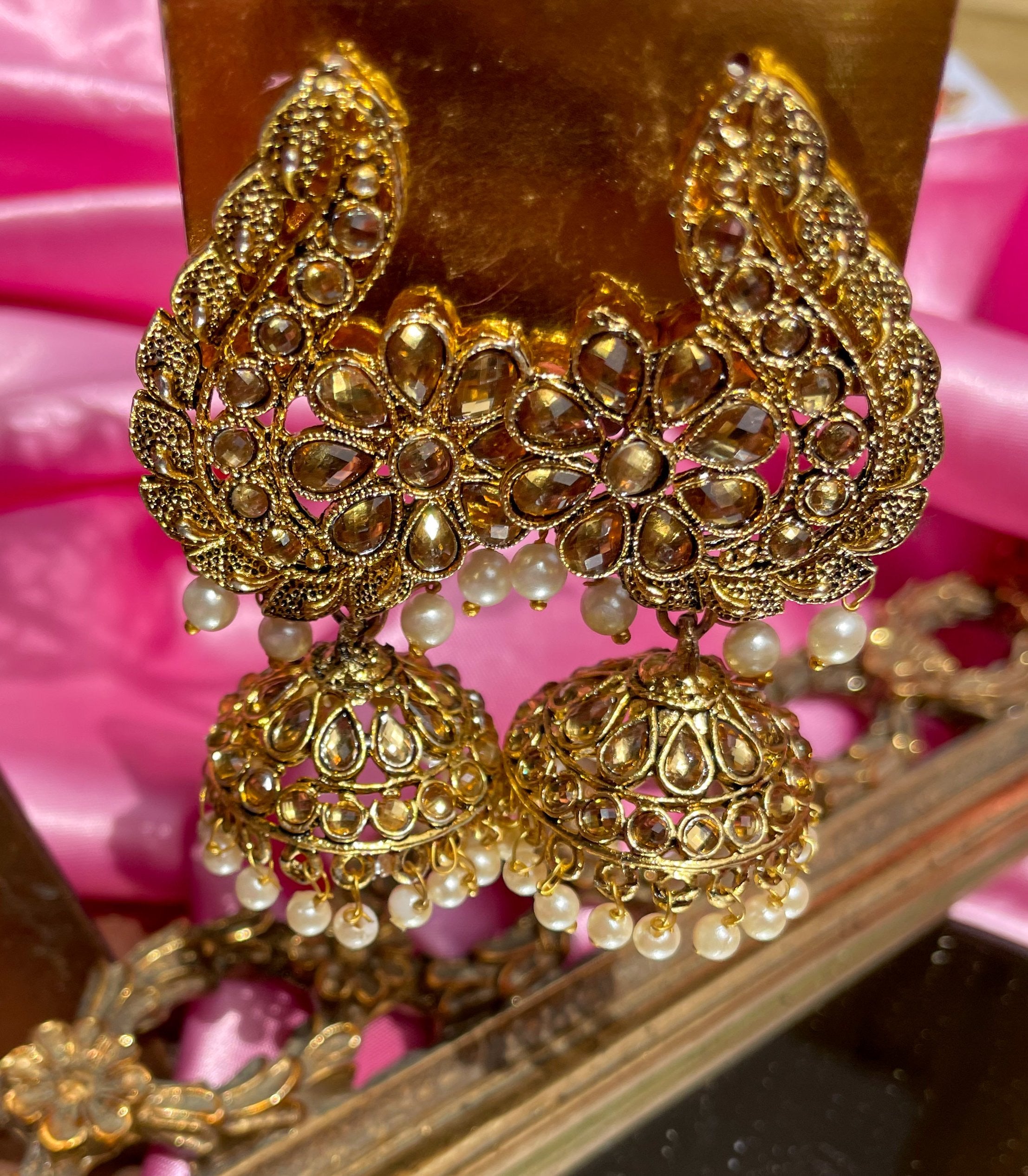 The Diamond Arya Jhumkas Earrings