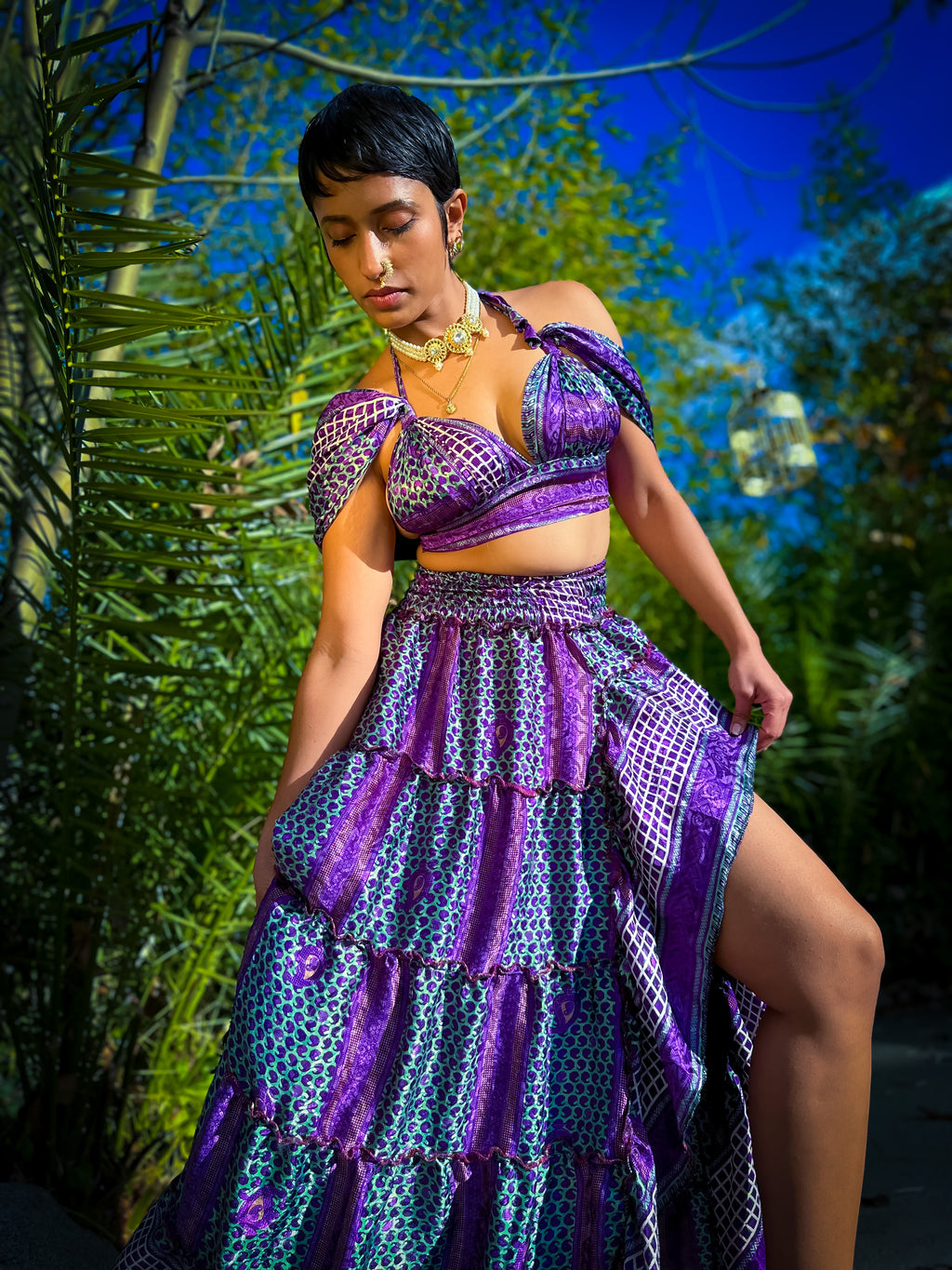 Purple Skies Bollywood Set