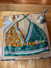 Load image into Gallery viewer, Bandhani Earth Halter Top
