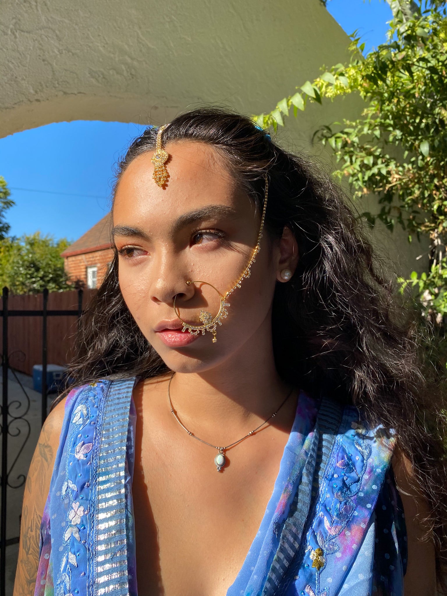 Golden Princess Nose Chain