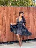 Black Sanskrit Dress