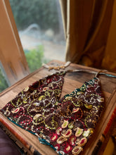 Load image into Gallery viewer, Paisley Garden Halter Top
