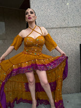 Load image into Gallery viewer, Bandhani Sunflower Goddess Set
