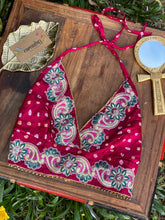 Load image into Gallery viewer, Bandhani Love Halter Top
