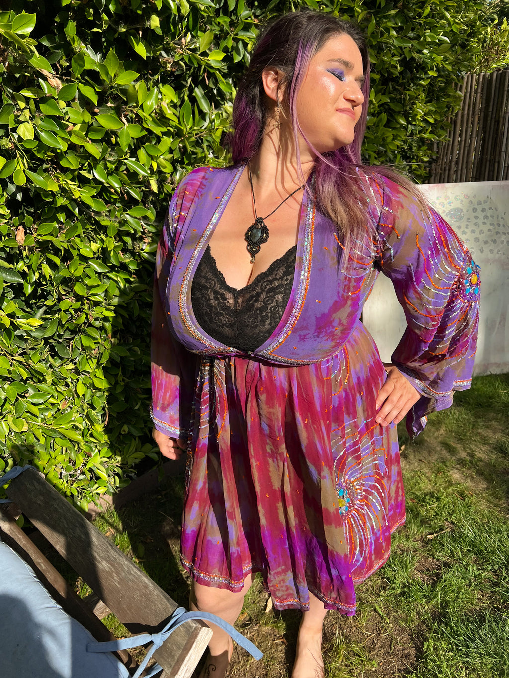 Cosmic Dreams Babydoll Dress