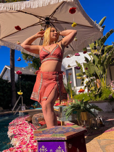 Coral Diamonds Goddess Set