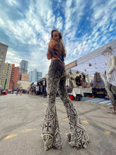 Load image into Gallery viewer, Gold Moondust Velvet Flares in Bell Bottoms
