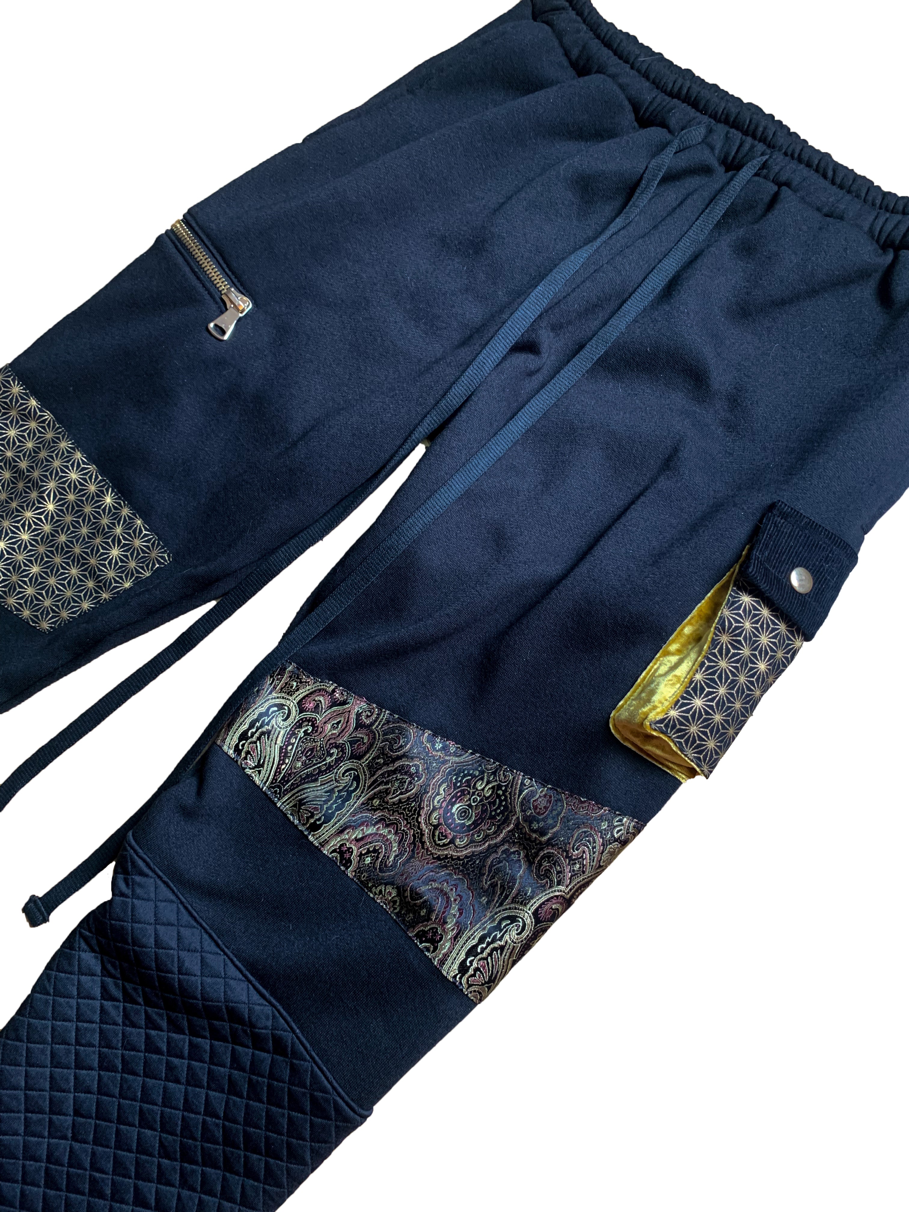 Golden Teacher Patchwork Pants