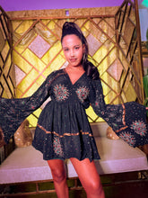 Load image into Gallery viewer, Moonlight Sparkle Mini Babydoll Dress
