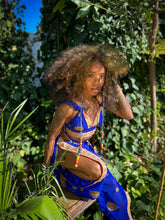 Load image into Gallery viewer, Sapphire Gold Jasmine Set
