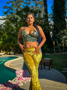 Emerald Whirlpool Halter Top