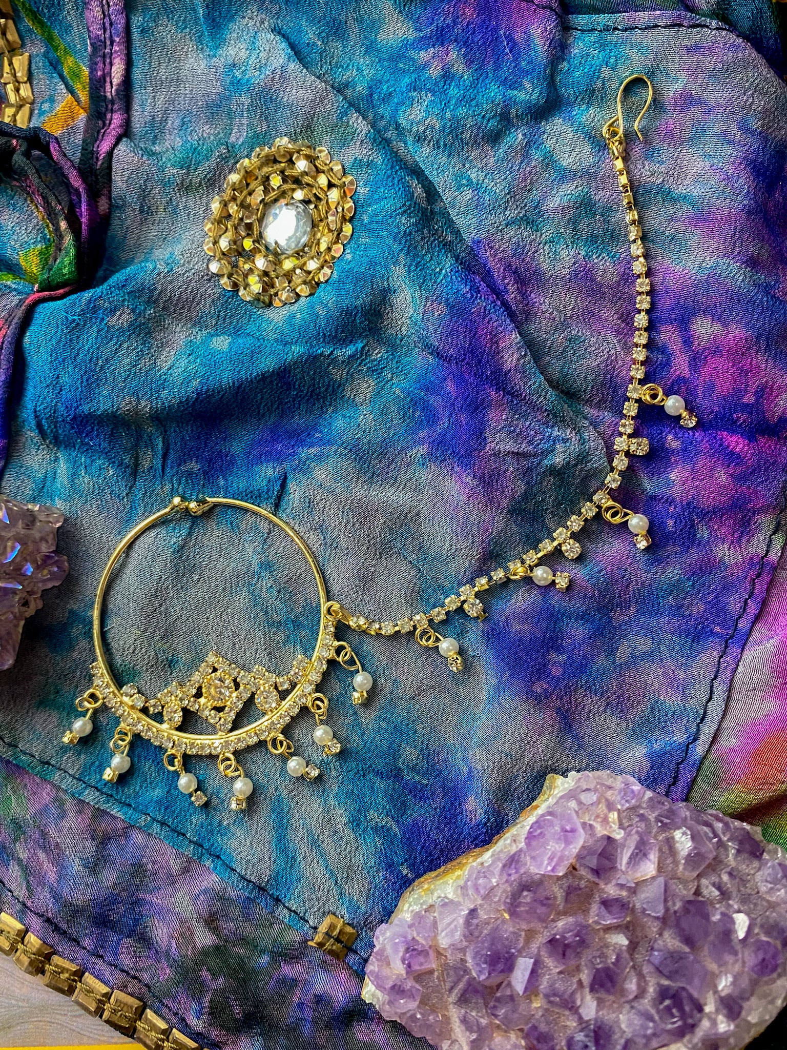 Pearl Drippin Nose Chain