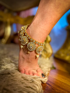 Diamond Lotus Anklet