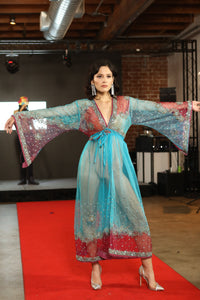 Icy Queen Anarkali Dress