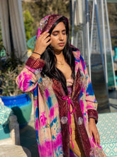 Load image into Gallery viewer, Cosmic Nirvana Goddess Hoodie Robe halter Set
