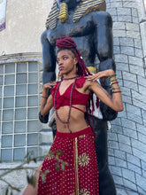 Load image into Gallery viewer, The Golden Heart Fire Ruffle  set
