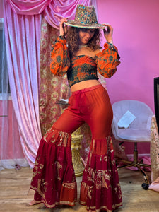 Lava Aura Scrunch Top