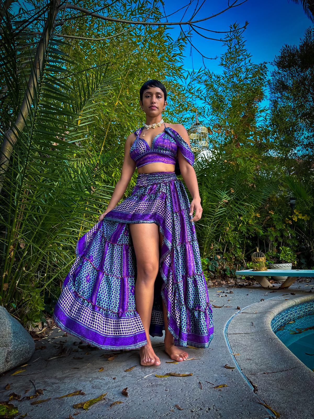 Purple Skies Bollywood Set