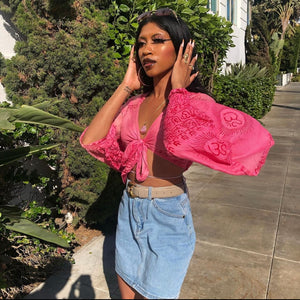 Fuscia Sanskrit Bella Top