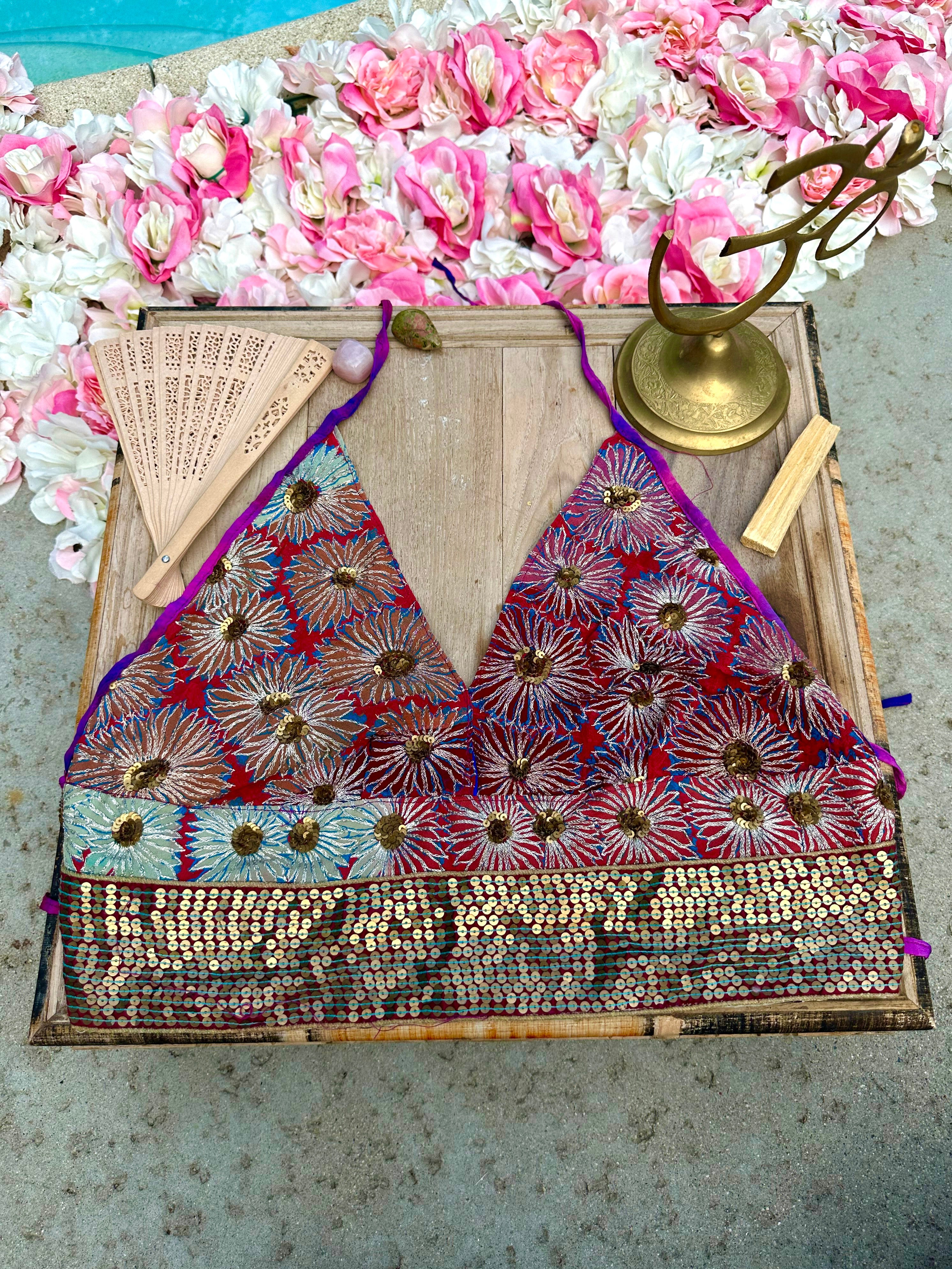 Rainbow Dandelions Halter Top