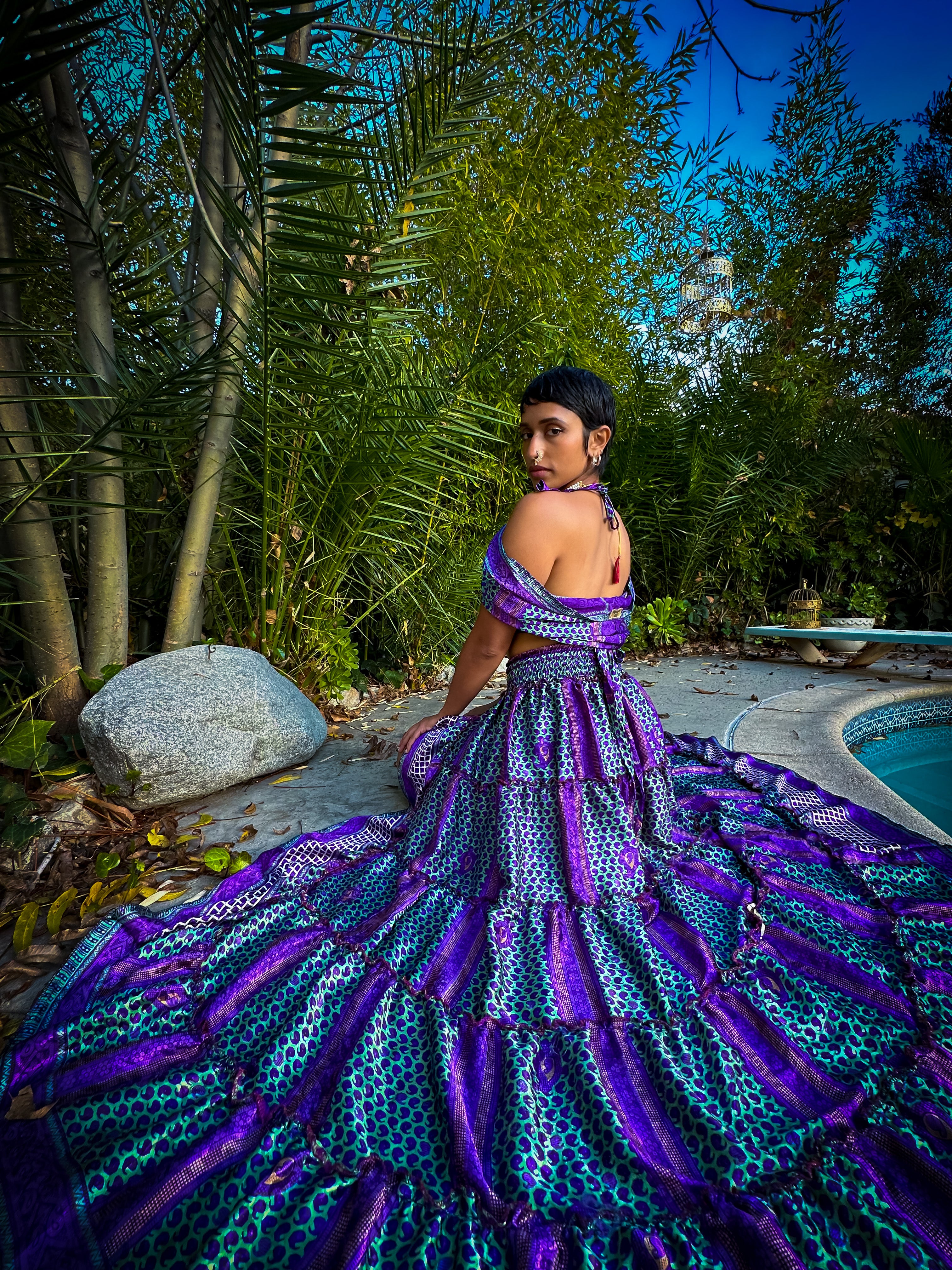 Purple Skies Bollywood Set