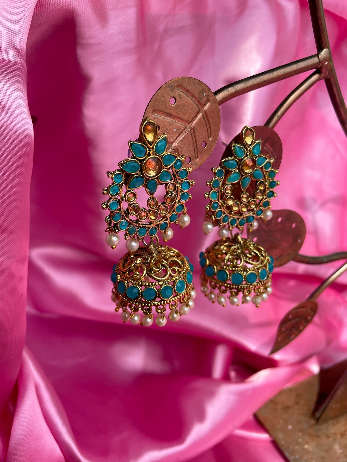 The Jasmine Jhumka Earrings
