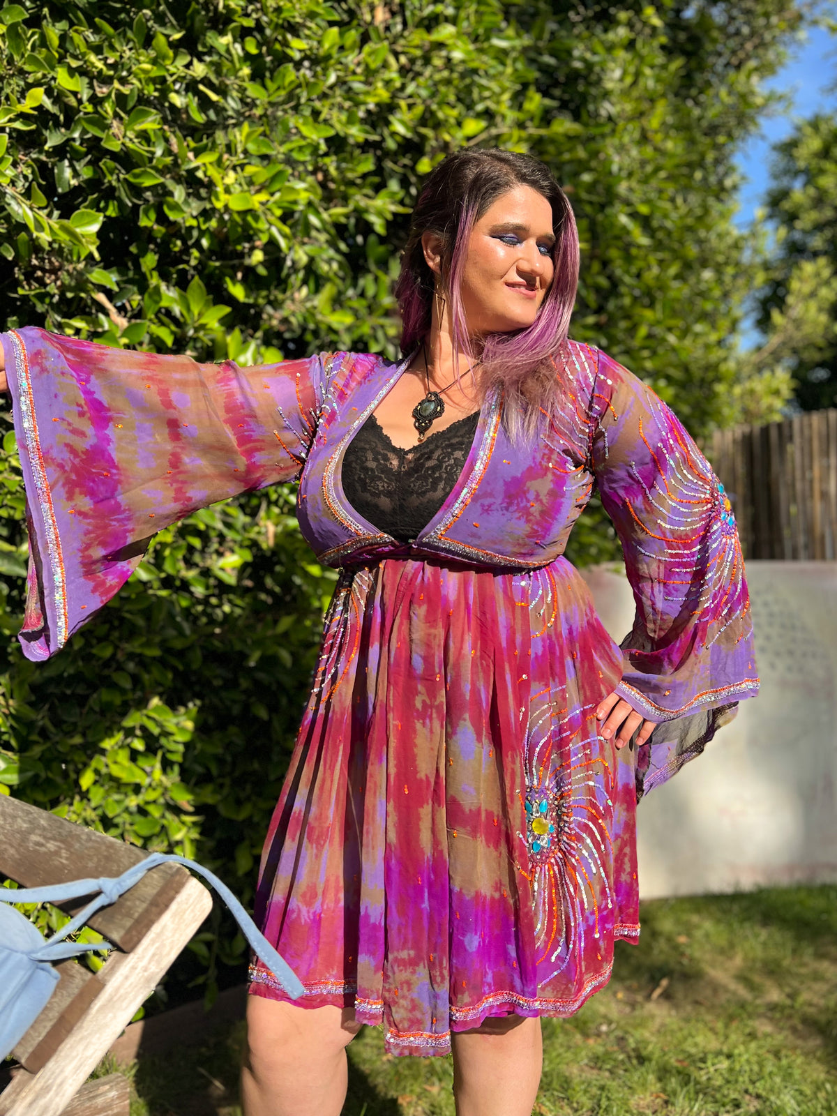 Cosmic Dreams Babydoll Dress